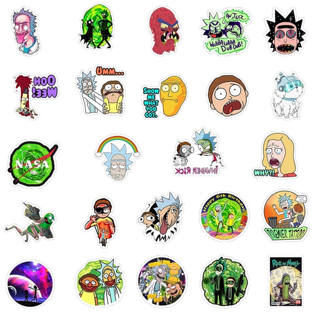 25 Rick & Morty stickers